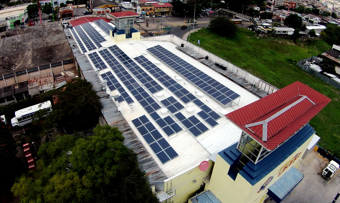 proyectos grupo proteger honduras division fotovoltaica sistema autoproductor de energia plaza la granja